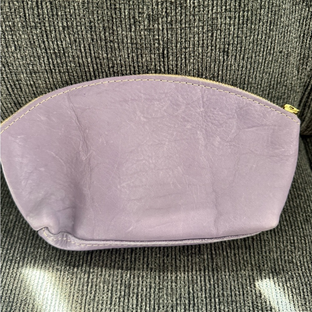 Portland Leather Goods Lavender Cosmetic Bag